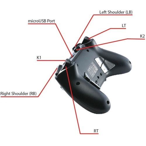 Mad Catz The Authentic C.A.T. 7 Wired Game Controller - Black - Cable