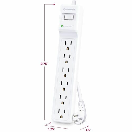 Supresor de sobretensiones CyberPower Essential Surge B615 de 6 tomas