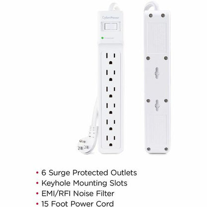 Supresor de sobretensiones CyberPower Essential Surge B615 de 6 tomas