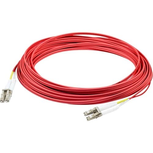 Câble de raccordement fibre optique duplex OM2 rouge LC (mâle) vers LC (mâle) AddOn 7 m -