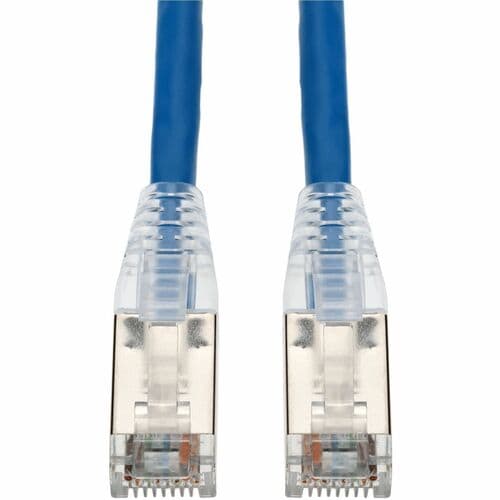 Câble Ethernet blindé en PVC bleu AddOn de 6 m (20 pi) CAT 5E, anti-accroc, gaine à bulles RJ