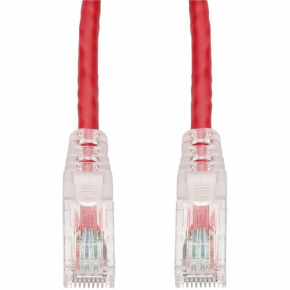 Câble Ethernet Cat. 6 en PVC rouge AddOn de 6 m, anti-accroc, gaine transparente facile, TAA RJ