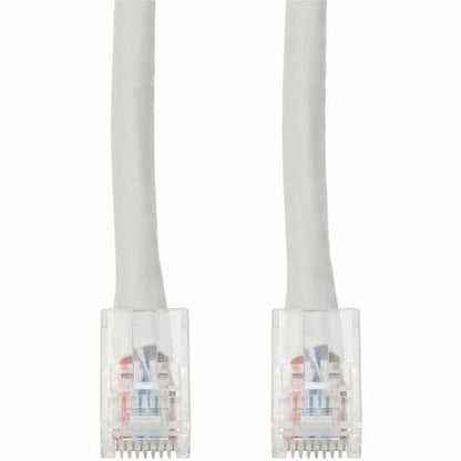 Câble Ethernet AddOn 13 pouces blanc CAT 6A en PVC non gainé RJ-45 M/M - 0,33 m