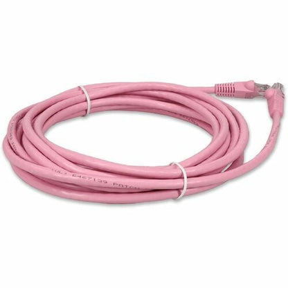 Câble de raccordement RJ-45 (mâle) vers RJ-45 (mâle) Cat6 UTP PVC rose AddOn 34 pieds - 3