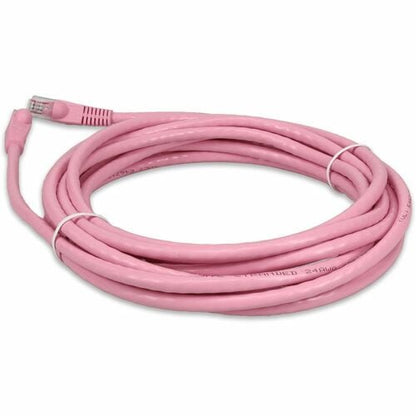 Câble de raccordement RJ-45 (mâle) vers RJ-45 (mâle) Cat6 UTP PVC rose AddOn 34 pieds - 3
