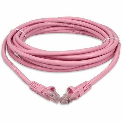 Câble de raccordement RJ-45 (mâle) vers RJ-45 (mâle) Cat6 UTP PVC rose AddOn 34 pieds - 3