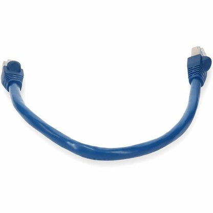 Câble de raccordement en cuivre PVC Cat6A STP bleu anti-accrocs RJ-45 (mâle) vers RJ-45 (mâle) AddOn 7 pieds