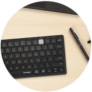TECLADO COMPACTO MULTIDISPOSITIVO DUAL WRLS NEGRO