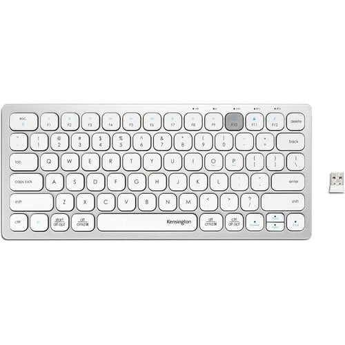 Clavier compact sans fil double multi-appareils Kensington - Connectivité sans fil