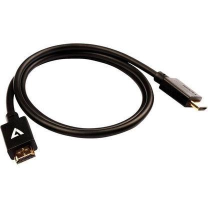 Câble vidéo noir V7 Pro HDMI mâle vers HDMI mâle 1 m