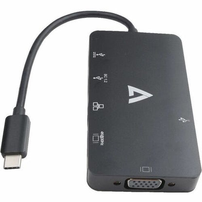 Station d'accueil V7 V7UC-U3CRJ45HDVG-BLK