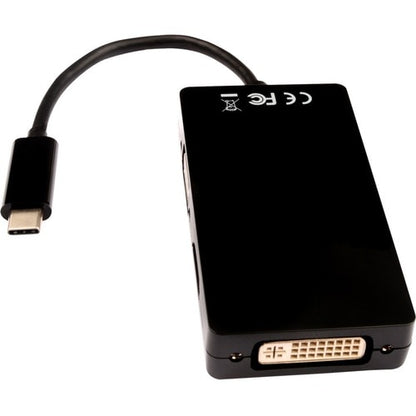 V7 USB-C mâle vers VGA femelle, DVI femelle, HDMI 1.4 femelle HDMI : 9 Gbit/s 4K UHD - 1 x USB 3.2