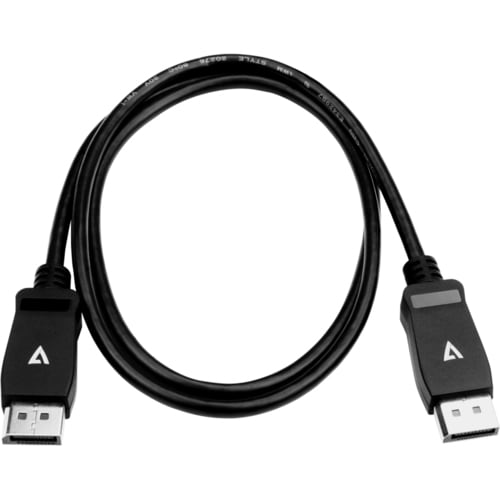 Câble V7 DisplayPort 1.4 32,4 Gbit/s 8K UHD 1 m/3,3 pi Noir