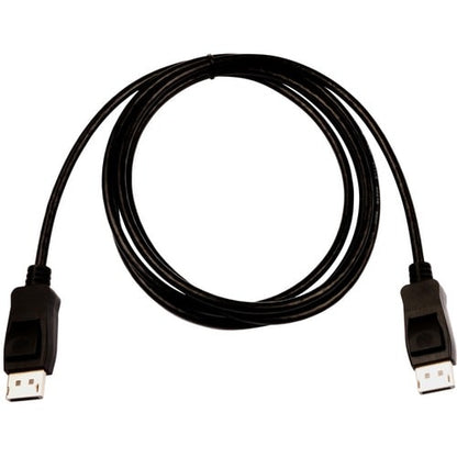 Câble V7 DisplayPort 1.4 32,4 Gbit/s 8K UHD 2 m/6,6 pi Noir