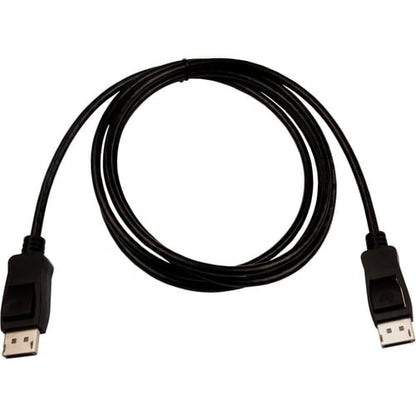 Câble V7 DisplayPort 1.4 32,4 Gbit/s 8K UHD 2 m/6,6 pi Noir