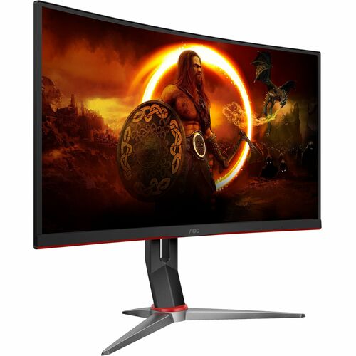 AOC CQ32G2S 32\" Class QHD Curved Screen Gaming LED Monitor - 16:9 - 31.5\" Viewable