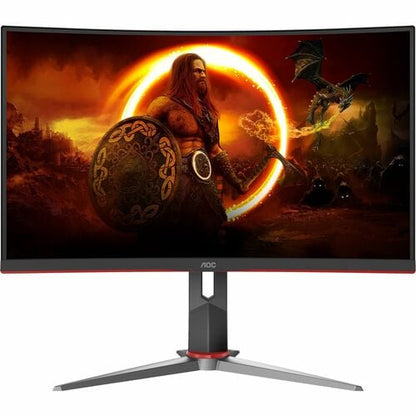 AOC CQ32G2S 32\" Class QHD Curved Screen Gaming LED Monitor - 16:9 - 31.5\" Viewable
