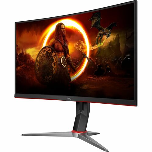 AOC CQ32G2S 32\" Class QHD Curved Screen Gaming LED Monitor - 16:9 - 31.5\" Viewable