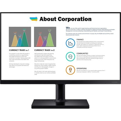 Samsung F27T450FQN 27\" Class Full HD LCD Monitor - 16:9 - Black