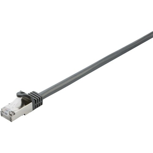 Câble RJ45 mâle vers RJ45 mâle V7 gris Cat7 blindé et déjoué (SFTP) 0,5 m