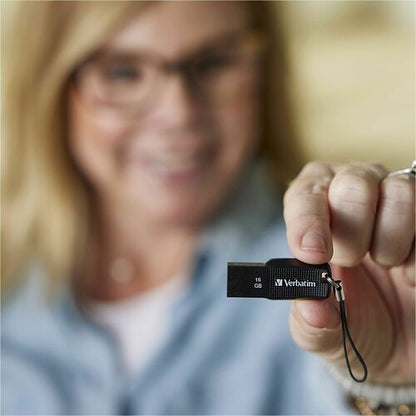 16GB ERGO USB FLASH DRIVE BLACK MULTI 4