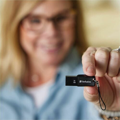 32GB ERGO USB FLASH DRIVE BLACK MULTI 4