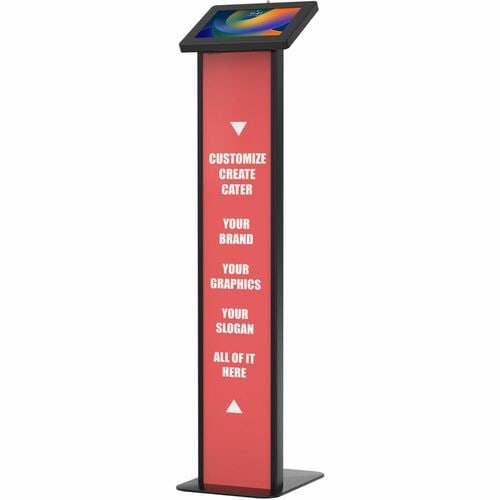 Quiosco de suelo con cerradura premium personalizable digital CTA con ranura para tarjeta gráfica