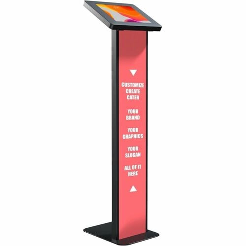Quiosco de suelo con cerradura premium personalizable digital CTA con ranura para tarjeta gráfica