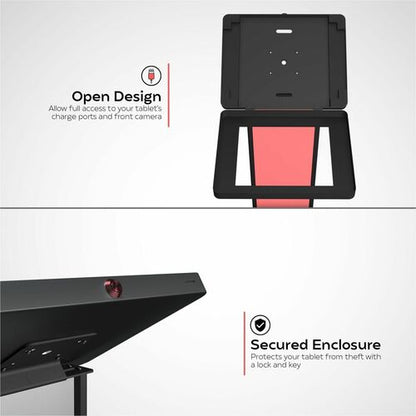 Quiosco de suelo con cerradura premium personalizable digital CTA con ranura para tarjeta gráfica