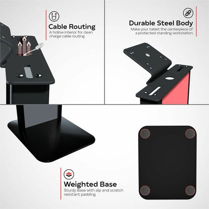 Quiosco de suelo con cerradura premium personalizable digital CTA con ranura para tarjeta gráfica