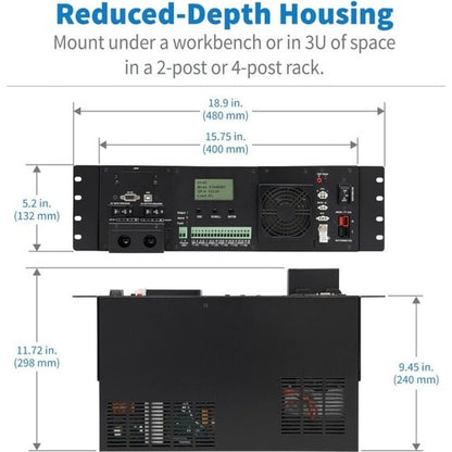 UPS SmartPro SMART1548ET de 1500 VA para montaje en rack de Tripp Lite by Eaton - 3