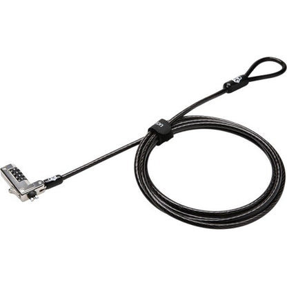 Kensington Slim NanoSaver Combination Laptop Lock - Resettable - 4-digit - Combi