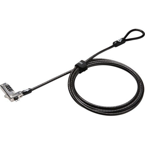 Kensington Slim NanoSaver Combination Laptop Lock - Resettable - 4-digit - Combi