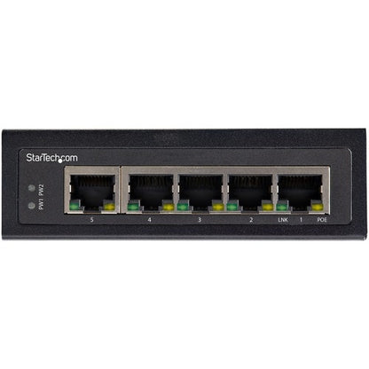 CONMUTADOR POE INDUSTRIAL GIGABIT DE 5 PUERTOS Y 30 W