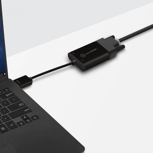 Adaptador HDMI a VGA Alogic de 15 cm con audio de 3,5 mm