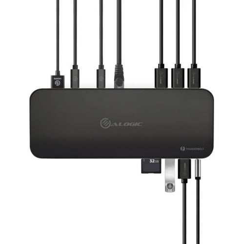 Estación de acoplamiento para dos pantallas ThunderBolt 3 de ALOGIC