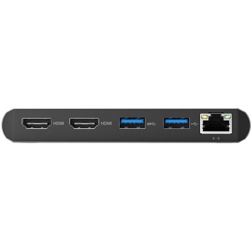 Estación de acoplamiento portátil ALOGIC ThunderBolt 3 Dual HDMI con 4K - Gris espacial - 2