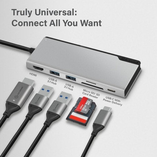 Base ALOGIC Ultra USB-C UNI - 2 puertos USB
