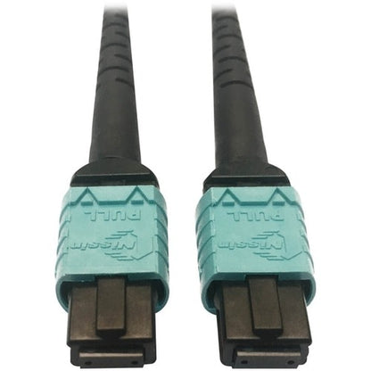 Tripp Lite by Eaton N846D-03M-24AAQ 400G Multimode 50/125 OM4 Fiber Optic Cable,