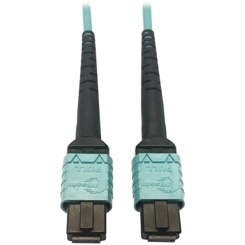 Tripp Lite by Eaton N846D-03M-24AAQ 400G Multimode 50/125 OM4 Fiber Optic Cable,