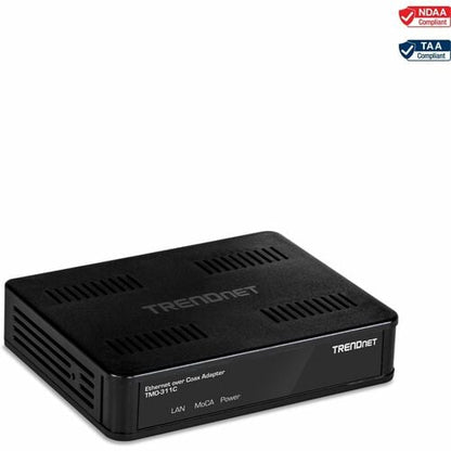TRENDnet Ethernet Over Coax Adapter, Backward Compatible With MoCA 1.1 & 1.0, Gi