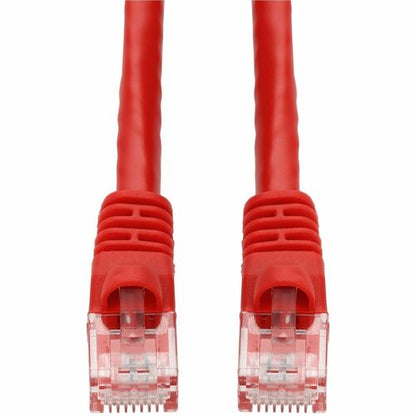 Câble Ethernet Cat. 6 en PVC rouge AddOn de 4,2 m, anti-accroc, gaine à bulles RJ