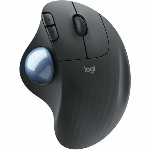 Souris sans fil à boule de commande Logitech ERGO M575 - Contrôle facile par le pouce,