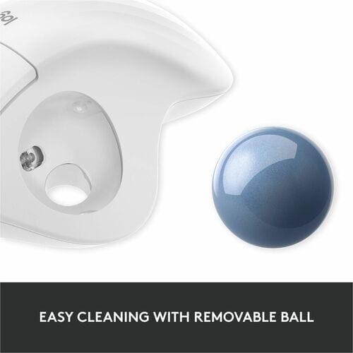 Boule de commande sans fil Logitech Ergo M575 Blanc cassé