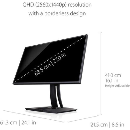 Moniteur LED WQHD ViewSonic ColorPro VP2768a 27 pouces - 16:9 - 27 pouces
