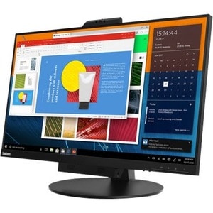 Lenovo ThinkCentre TIO27 27\" Class Webcam WQHD LED Monitor - 16:9 - Black