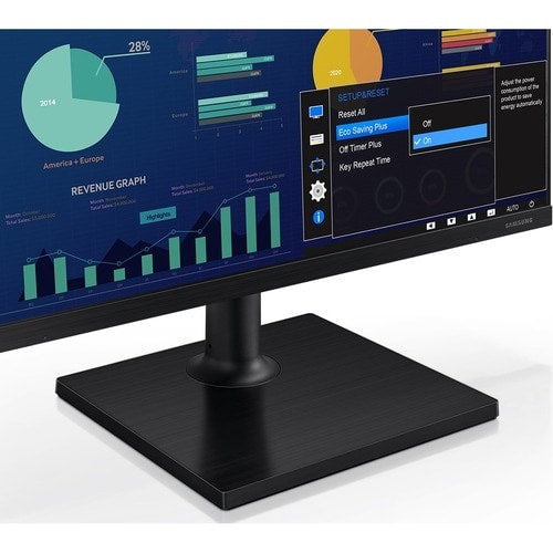 Samsung F22T454FQN 22\" Class Full HD LCD Monitor - 16:9 - Black - 22\" Viewable - In-plan
