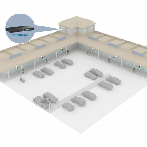 CONMUTADOR GIGABIT 4PPOE DE 18 PUERTOS