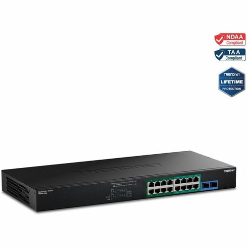 CONMUTADOR GIGABIT 4PPOE DE 18 PUERTOS