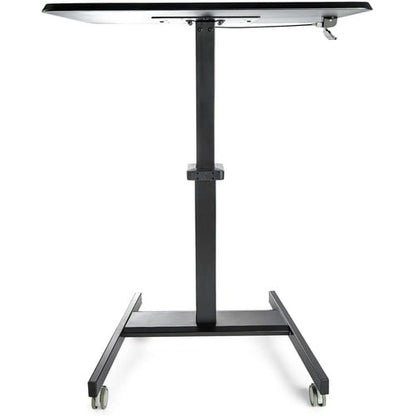 MOBILE STANDING DESK PORTABLE SIT STAND ERGONOMIC ROLLING CART